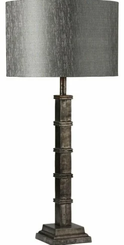 Erica Lampshade 40 cm, Grey/Gold