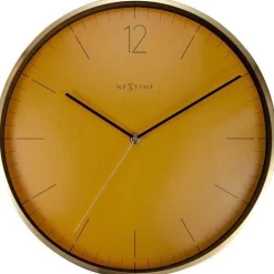 Essential Gold Wall Clock 34 cm, Green