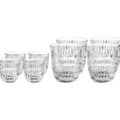 Ethno Barista Glass With Two Sizes, 8-pack