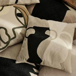 Eva Cushion Cover 50x50 cm, Black