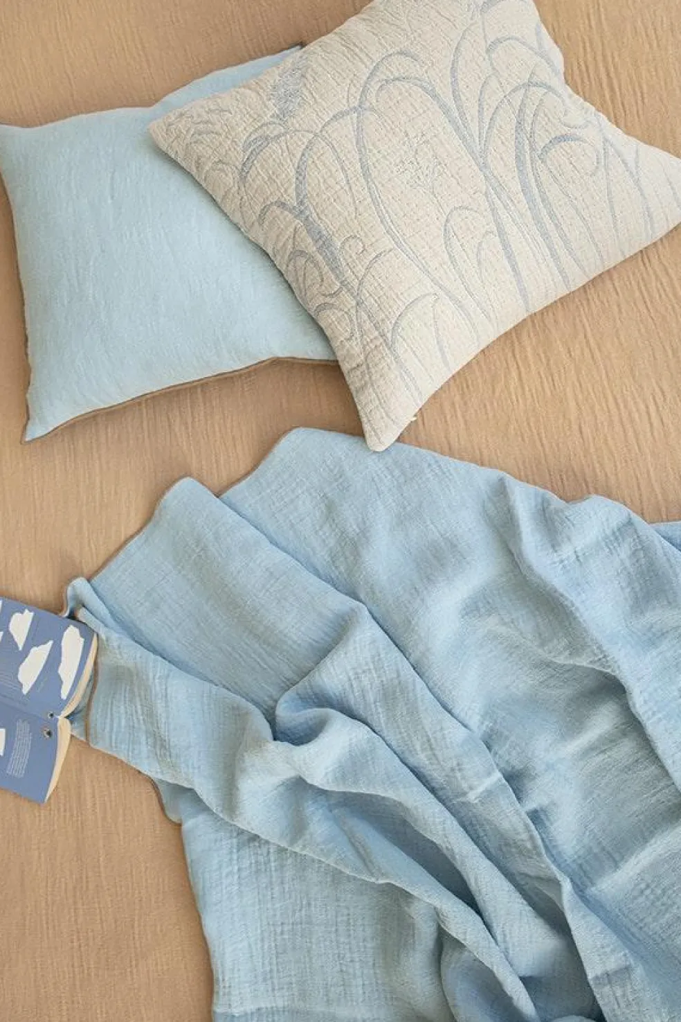 Evy Bedspread 260x260 cm, Sandy Beige