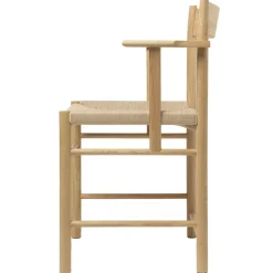 F Armchair, Oiled Oak / Neutral Paper Cord