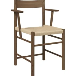 F Armchair, Oiled Oak / Neutral Paper Cord