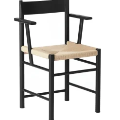 F Armchair, Oiled Oak / Neutral Paper Cord