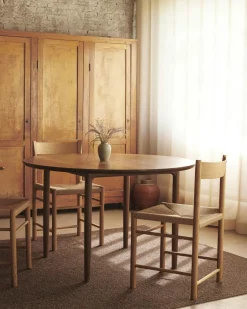 F Chair, Oiled Oak / Neutral Paper Cord