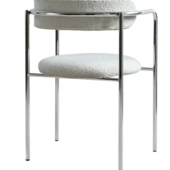 FF Armchair, Tan Leather / Chrome