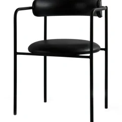 FF Armchair, Tan Leather / Chrome