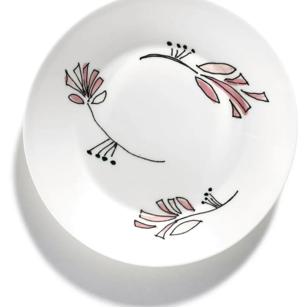 Fiore Rosa Deep Plate S