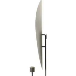 Flambeau Wall Lights, Grey/Bronzed Brass