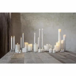 Flamme Antique Candle 2-pack LED, White