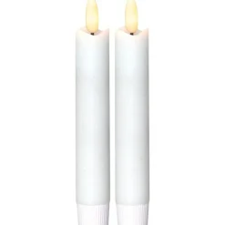 Flamme LED Antique Candle White 2-pack, 15 cm