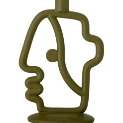 Flavie Candlestick, Green