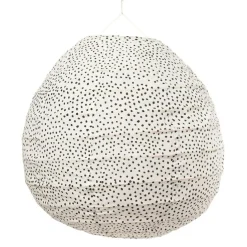 Fleck Lampshade, White/Black