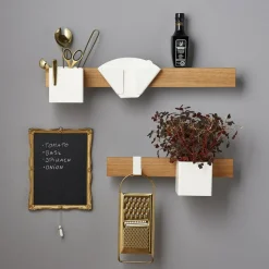 Flex Hooks 2-pack For Magnetic Shelf, Black