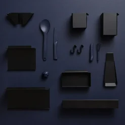 Flex Hooks 2-pack For Magnetic Shelf, Black