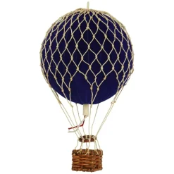 Floating The Skies Air Balloon Velvet Ø8.5 cm, Blue