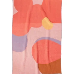 Flower Field Wool Plaid, 130x200 cm