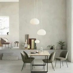 Fluid Pendant White, Ø23 cm