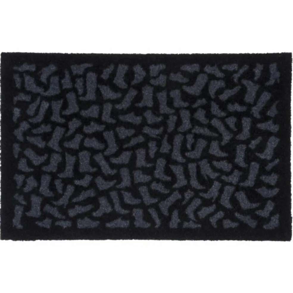 Footwear Doormat 40x60cm, Black/Grey