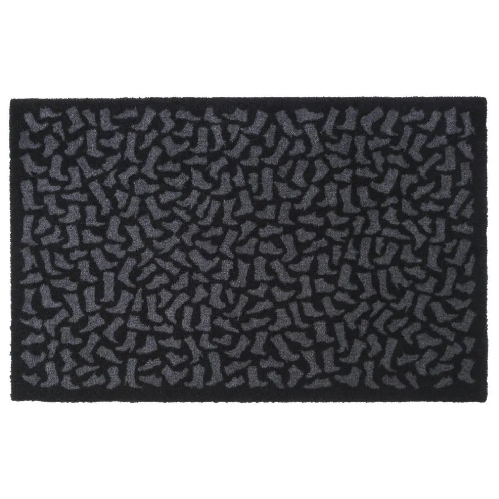 Footwear Doormat 60x90cm, Black/Grey