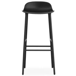Form Bar Stool Steel Base, 65cm, White