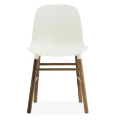 Form Chair Walnut Frame, Black