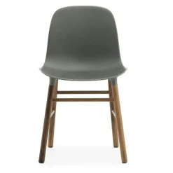 Form Chair Walnut Frame, Black