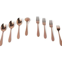 Frost Dessert Cutlery / Starter Cutlery 8 Pieces, Chrome