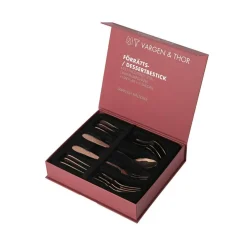 Frost Dessert Cutlery / Starter Cutlery 8 Pieces, Chrome