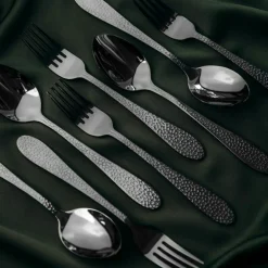 Frost Dessert Cutlery / Starter Cutlery 8 Pieces, Chrome