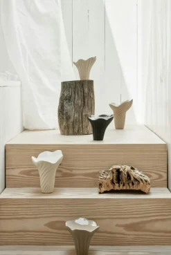 Fungi Sculpture 12 cm, Black