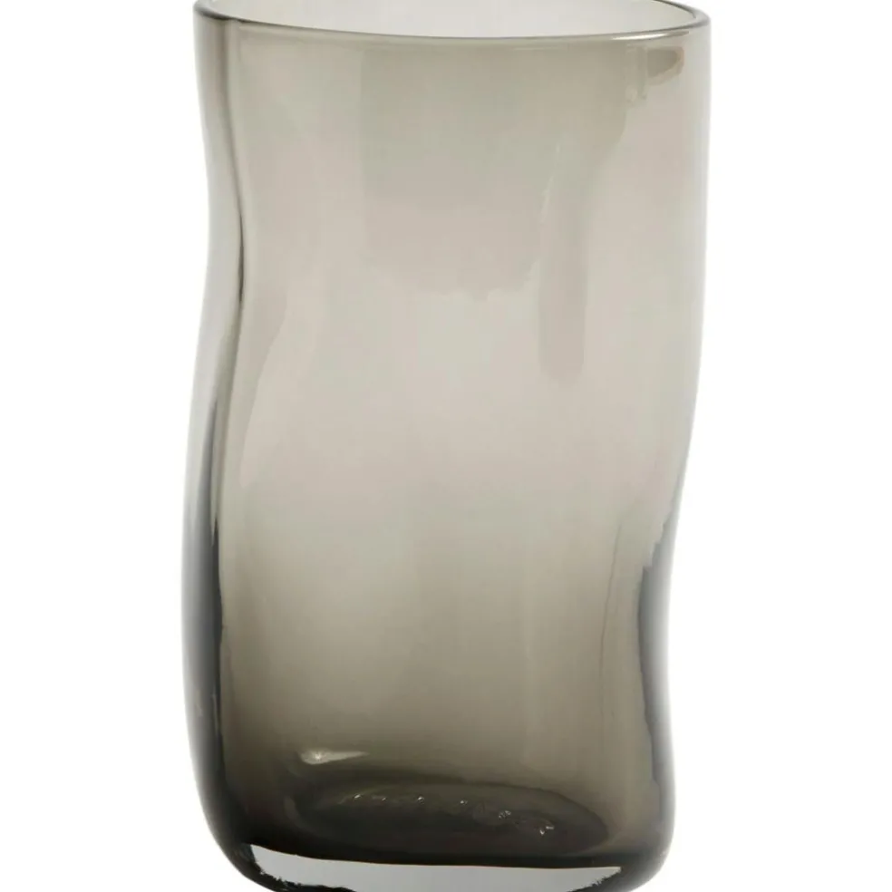 Furo Drinking Glass Smoked 4-pack, H13 cm