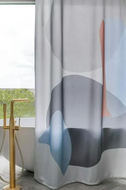 GALLERY Shower Curtain, Light Grey