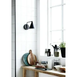 Game Wall Lamp Rotatable, Brass/White