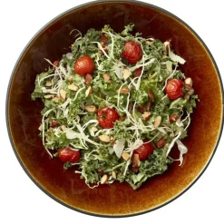 Gastro Salad Bowl Ø24 cm, Black/Green