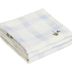 Gingham Sorrel Blue Washcloths 3-pack, 30x30 cm