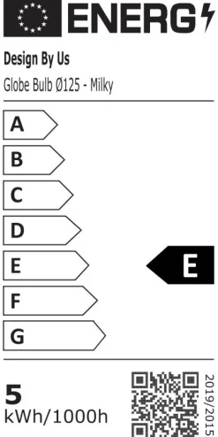 Globe Led Lightsource 5W Ø12,5 cm, Milky