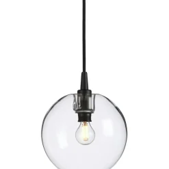 Gloria Pendant 190 mm, Brass / Clear Glass
