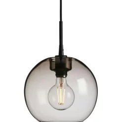 Gloria Pendant 190 mm, Brass / Clear Glass