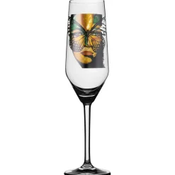 Golden Butterfly Champagne Glass, 30 cl