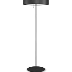 Grain L Floor Lamp, Matte Black