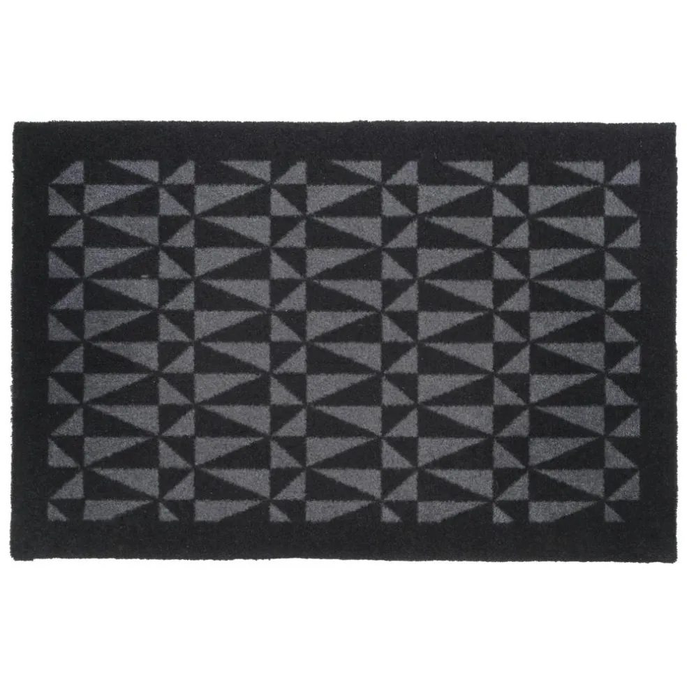 Graphic Doormat 60x90cm, Black/Grey