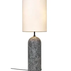 Gravity XL Floor Lamp High, Black Marble / Canvas