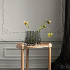 Gry Wide Vase H19 cm, Cognac