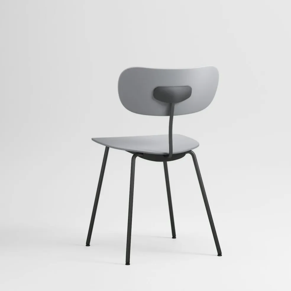 Habit Chair, Grey / Black