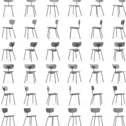 Habit Chair, Grey / Black