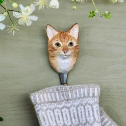 Hand-carved Hook, Red Deer