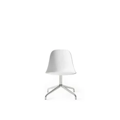 Harbour Swivel Chair, White/Aluminium