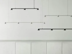 Hat Ceiling Lamp 167 cm, Warm Grey