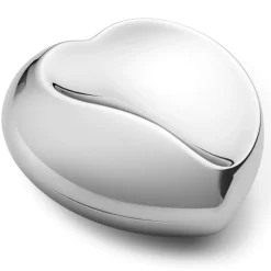 Heart Bonbonniere Jewellery Box Burgundy, 7 cm